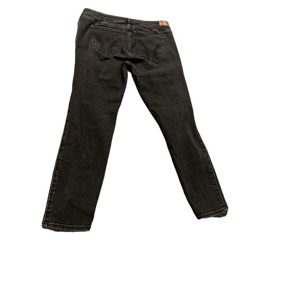 Hollister distressed mid rise super skinny jeans size 31x26 - Picture 2 of 6
